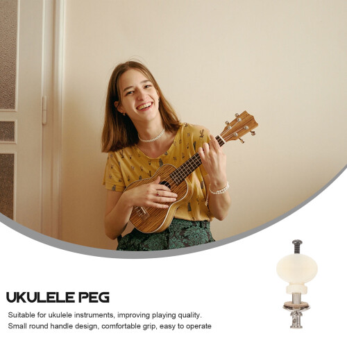 Ukulele Tuning Pegs White Plastic 4 Pcs 2