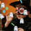 Halloween Ghost Sticker Rolls Cute Laser Cut 500pcs 3