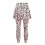 Leopardprint sorte lyserøde dameshorts 1 par 4