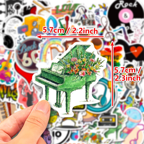 Rock Music Stickers Punk Band 50 Pack 1