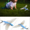 Solid Plastic Flying Fish Figurine Educational Toy 1pc 8