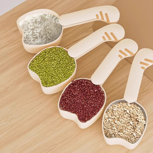 Cat-Shaped Pet Food Scoop with Precise Portion Control 1