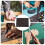 Handcrafted Mat Multi-Color Rectangle 1 Pack for DIY 7