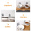 WHAMVOX Black Wall-Mounted Pet Feeder Rack for Cats and 6