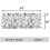 Kitchen Valance Spring Leaf Design Black White Grey 54x18 2