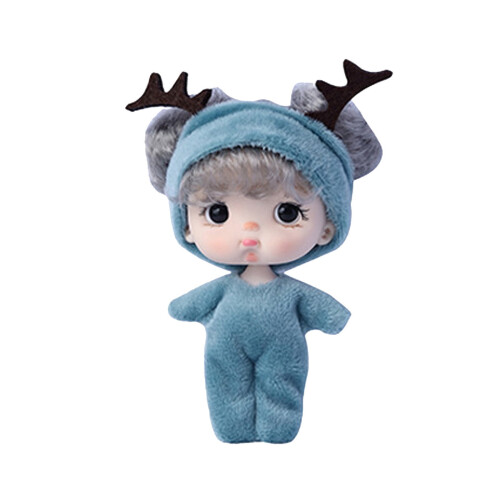 3.5 Inch Soft PVC Doll with Detachable Clothes 1