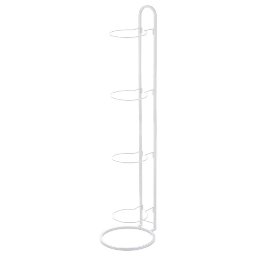 Basketball Storage Rack Heavy Duty 4-Tier White 1