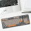 Russian mechanical gaming keyboard 100-key USB wired 8