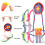 Bow and Arrows Set with LED Lights 10 Arrows and Standing 6