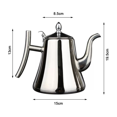 Stainless Steel Coffee Pot with Thickened Handle 1 Piece 1