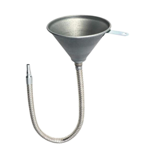 Bendable Spout Iron Funnel for Oils and Liquids 630mm 2