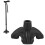 Quad Support Cane Tip Rubber Replacement 4-Pack 8
