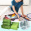 Packing Cubes Set 6 pcs Waterproof Reusable Travel 2