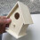 ROSENICE Unfinished Wood Birdhouse 1 Pack 2