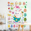 Multicolor Plastic Easter Stickers 11.81 x 8.66 Inches 6