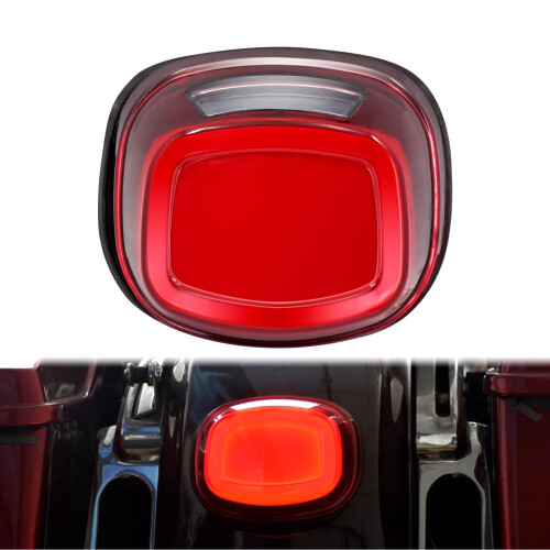 LED Tail Light Red Lens for Harley Touring Dyna 2