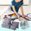 Packing Cubes Set 6-Piece Waterproof Reusable Travel 2