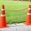 Red Plastic Chain Links for Crowd Control and Safety 8