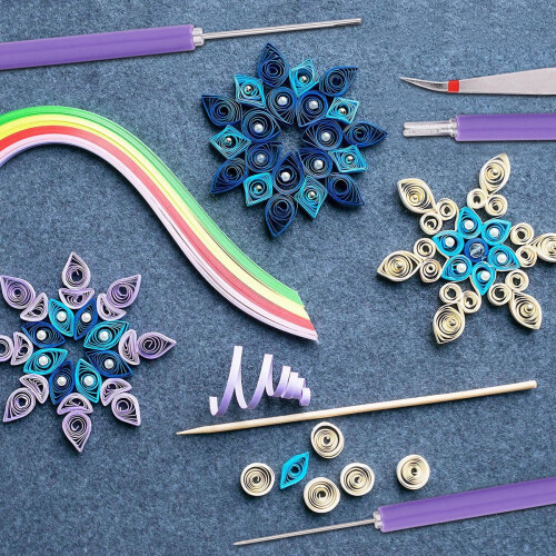 Quilling Tool Kit Plastic and Steel 8-Piece Set 2