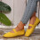 Γυναικεία μπαλαρίνες Slip-On με πλεκτά παπούτσια για περπάτημα σε χαμηλή φτέρνα 8