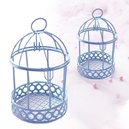 Modern decorative mini bird cage for desktop, wedding, and 1