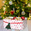 Cesta decorativa de tecido para guardar doces de Natal (1 unidade) 2