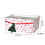 Cesta decorativa de tecido para guardar doces de Natal (1 unidade) 3