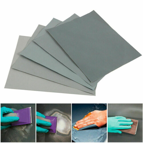 Sandpapper Blandade Grits Vått/Torrt 5-pack 1