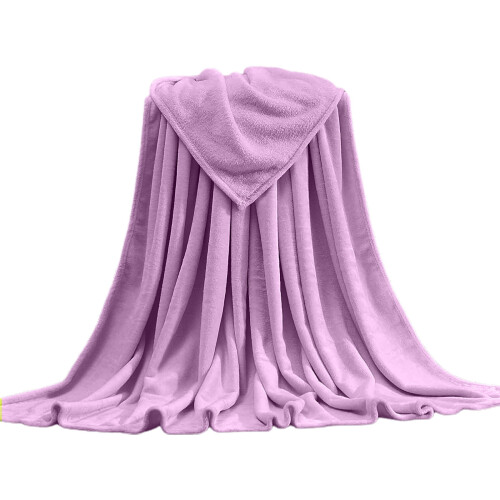 Fleece Plush Throw Blanket Microfiber Soft Cozy 50x60 in 1