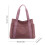 Bolsa Tote Feminina Grande em Lona Resistente 21,65x15,35x5,51 polegadas 2
