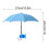 Mini parapluie pour téléphone avec support à ventouse réglable (1 pièce) 5