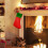 Christmas Stocking Red Green Gold Trim Felt 6PC 5