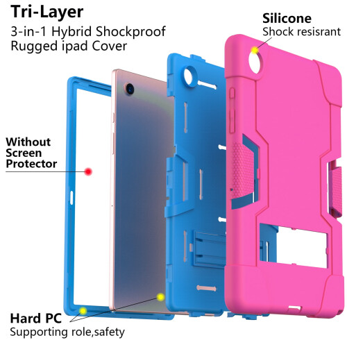 Custodia resistente a 3 strati per Samsung Galaxy Tab A8 10.5 2