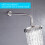 Swivel Shower Head Adapter Joint Extendable Adjustable 5