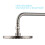 Swivel Shower Head Adapter Joint Extendable Adjustable 7