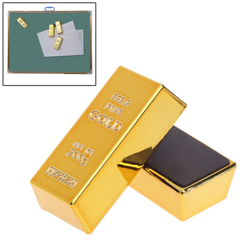 Resin Gold Brick Refrigerator Magnet 1 piece 1