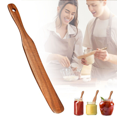 Wooden Stir Spurtle 11 inch for Sourdough Starter 1