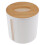 Toilet Paper Storage Box Bamboo White 1 Piece 3