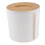 Toilet Paper Storage Box Bamboo White 1 Piece 4
