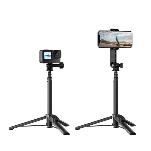 Bluetooth Camera Tripod Selfie Stick 173–600mm with 1