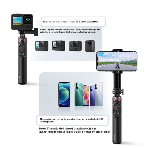 Bluetooth Camera Tripod Selfie Stick 173–600mm with 2