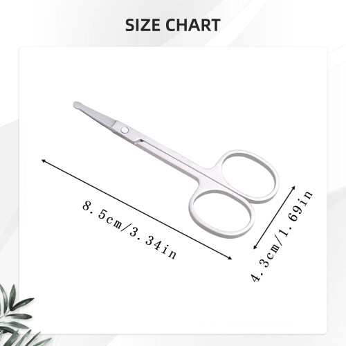 Eyebrow Scissors Stainless Steel 3.5 Inch 2
