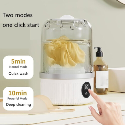 Ultrasonic Underwear Washer Portable Rechargeable Mini Blue 1