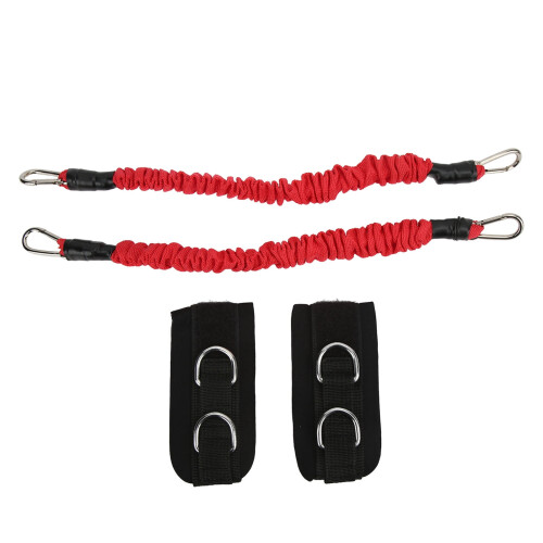 Cable Ankle Strap Red High-Elasticity Fitness Leg Strap 20 2
