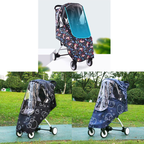 Infant Cartoon Rain Cover for Stroller Breathable Size 1
