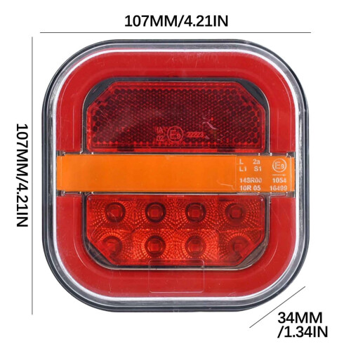 Magnetic Wireless LED Trailer Brake Lights Kit 2