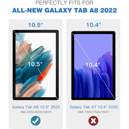 Custodia resistente a 3 strati per Samsung Galaxy Tab A8 10.5 1