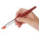 Red Rubber Tip Sculpting Brushes for Clay Pottery 5 pcs 2
