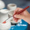 Red Rubber Tip Sculpting Brushes for Clay Pottery 5 pcs 5