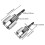 Tube Threader Tool for Toilet DIY Home Projects 2 pcs 8